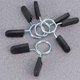thumbnail image 2 of 6 uds., 1 pulgada, pinzas de resorte para mancuernas, collares de ejercicio antisueltos, abrazaderas de barra para barra de peso estándar BANYUO Electrónica, 2 of 5