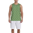 thumbnail image 6 of Rocae 60s and 70s Style for Men's Basketball Jersey Lightweight and Breathable Athletic Tank Top,Quick-Drying Sports Jersey XX-Large, 6 of 9