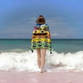 thumbnail image 2 of Pac-Man Toalla de playa de secado rápido con diseño temático, regalo para mujeres y niñas, ideal para cumpleaños, fans, amantes de la música, uso en la playa o al aire libre, 78 × 160 cm, 2 of 6