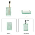 thumbnail image 4 of Decorative Transparent Bathroom Containers Pattern Bath Accessories, 4 of 8
