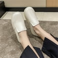 thumbnail image 5 of Sngxgn Women’s Flat Shoes Dress Shoes Slip On Walking Flats Shoes for Woman Casual Comfort Soft(White,38), 5 of 8