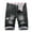 Black, variant on Mens and Big and Denim Shorts Zipper Elastic Slim Casual Denim Shorts Play Wrap Ripped Mid-length Pants Black Summer Denim Cargo Shorts