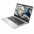 thumbnail image 3 of HP 14" Full HD 1080p Chromebook Bundle - Intel Celeron N4500 Processor - 128GB eMMC Internal Storage - 4GB DDR4 - WiFi - Backlit Keyboard - Chrome OS - Bonus Sleeve & Wireless Mouse, 3 of 4