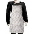 thumbnail image 1 of Botanical Kids Apron, Shell Form Branches Doodle Abstract Simplistic Print on Plain Backdrop, Boys Girls Apron Bib with Adjustable Ties for Cooking Baking Painting, Champagne Multicolor, by Ambesonne, 1 of 2