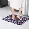 thumbnail image 4 of Pioneer Flower Floral Print Flannel Non Slip Door Rugs,Washable Door Mats Indoor,Decorative Door Mats,Dirt-Resistant and Absorbent Doormat for Entrance,Bedroom,Kitchen,Bathroom,23.5"x16", 4 of 5