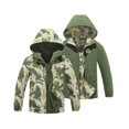 thumbnail image 1 of MGEOY Manteau Réversible pour Garçons et Filles, Léger, Imperméable, Doublé en Molleton, Imperméable pour Enfants (4-12), 1 of 9