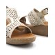 thumbnail image 3 of Sandalias con plataforma Exterior Piel Vegana Color Blanco Para Mujer, 3 of 3