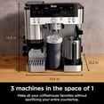 thumbnail image 3 of Ninja Espresso Machine Luxe Café Premier Series Drip Coffee Maker - Silver, 3 of 6