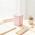 thumbnail image 4 of Tepsmf Macaron Color Rectangular Storage Box with Lid Desktop Plastic Small Organizer Container for Pens Crafts Desk Supplies, 4 of 6
