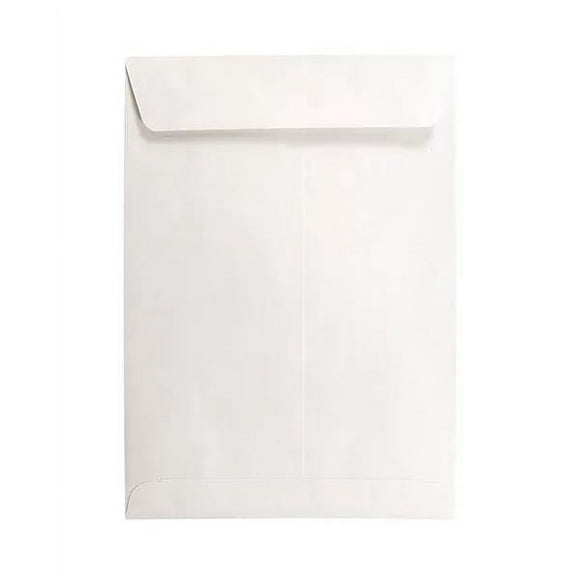 LUXPaper 7 1/2 x 10 1/2 Open End Envelopes, Bright White, 250/Pack