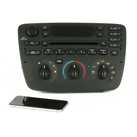 2000 Factory Radio - Ford Taurus Mercury Sable 2000 2001 2002 2003 2004 AM FM Radio CD w Bluetooth - Refurbished