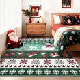 thumbnail image 2 of Washable Christmas Runner for Hallway Doormat Festive Santa Claus Non-Slip Area Rug Elegant Christmas Designs Indoor Floor Covers Low Pile Merry Xmas Living Room Bedroom Entryway, 2 of 6