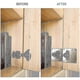 thumbnail image 3 of 10pcs Cabinet Hinge Repair Plate Kit With Holes Flat Fixing Brackets 2024-New, 3 of 5