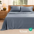 thumbnail image 3 of Bare Home TENCEL™ Sheet Set - Lyocell derived from Eucalyptus - Twin, Indigo, 3 of 9