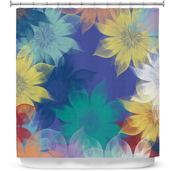 Shower Curtains 70" x 93" from DiaNoche Designs by Pam Amos - Summer Breeze