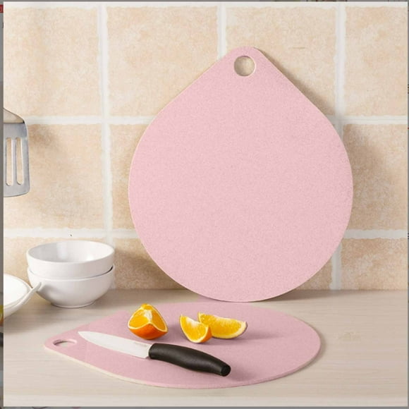 ZZwxWA Online Shopping Fiber Multifunctional Cutting Board Drop-shaped Japanese Fruit Chopping Board Double Pasta Grade Plastic Chopping Board