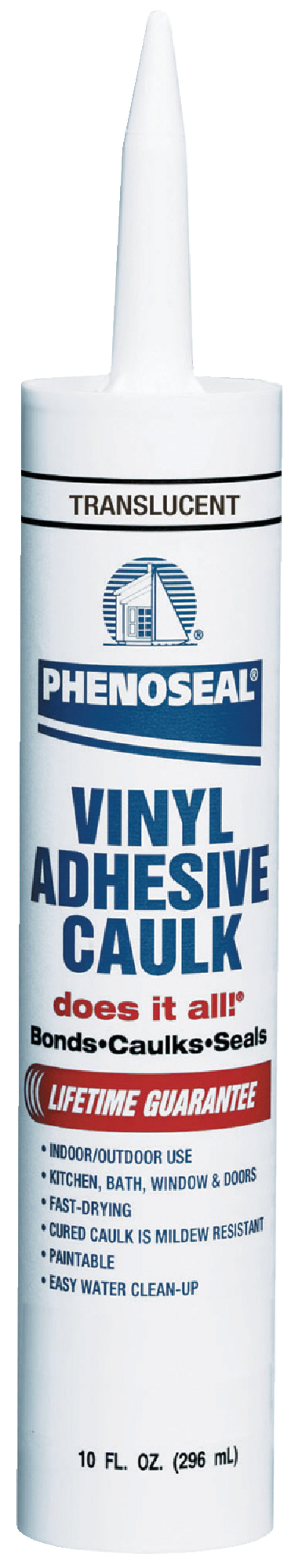 Dap Dap Phenoseal Vinyl Adhesive Caulk 10 Oz., Translucent