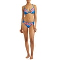 thumbnail image 2 of Time and Tru Women's Peony Blast Push Up Swimsuit Top, 2 of 4