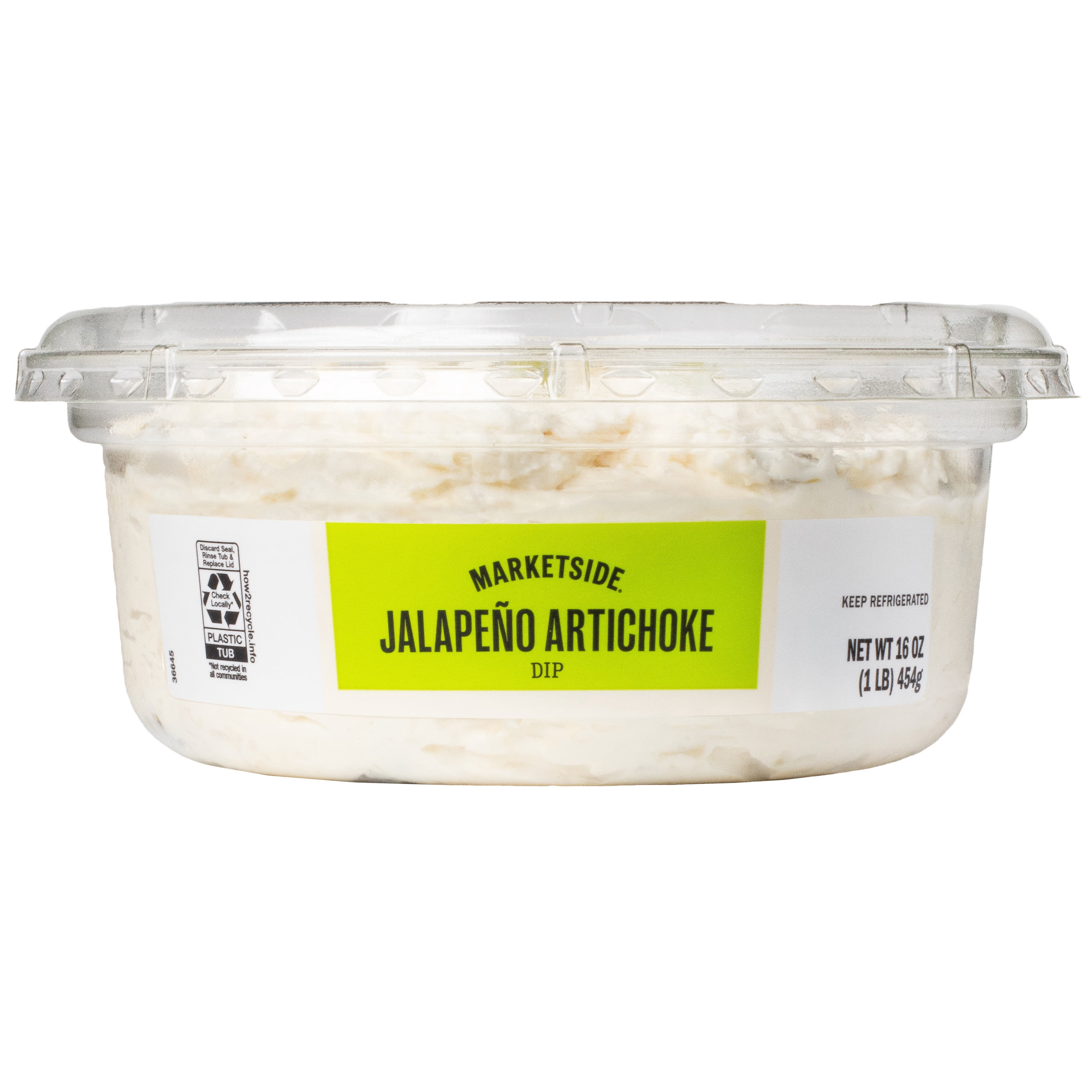Marketside Jalapeño Artichoke Dip, 16 oz, 1 Count (Refrigerated)
