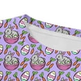 thumbnail image 5 of Tisuna Little Boys Pajamas Outfits Set Cartoon Print Long Sleeve Crew Neck Sleepwear Casual Soft Spring Kids Easter 2 Pieces Matching Set Purple Size 7-8 Years, 5 of 6