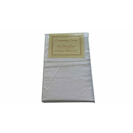 250 Thread Count 2ct Luxury Pillowcases Standard Size White 250 Thread Count 2ct Luxury Pillowcases Standard Size White