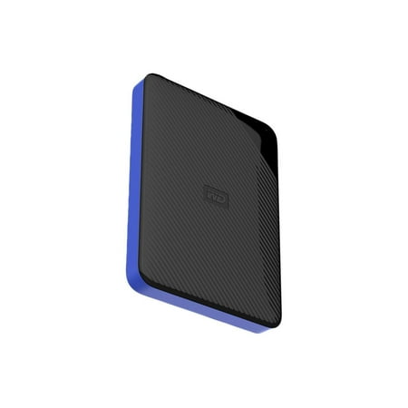 WD - Game Drive for PS4 4TB External USB 3.0 Portable Hard Drive - Black/Blue