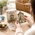 thumbnail image 7 of 3D Fabric Poke Art Memory Lantern Kit DIY Bird Memory Lantern Poke Art Vintage Lantern Frame Floral Berry Craft Project For Adult Beginner Handmade Hobby Gift Bird Memory Lantern Craft Kit,D, 7 of 7