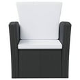 thumbnail image 2 of vidaXL 16 Piece Garden Lounge Set with Cushions Poly Rattan Black, 2 of 5