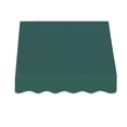 thumbnail image 2 of Awntech 3.375 ft San Francisco Fixed Awning Acrylic Fabric, Forest, 2 of 2
