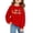 Red, variant on Mercatoo Fifth Grade Sweatshirts for Girls Boys Back to 𝐒chool Hoodies Long Sleeve Crewneck First Day Of School Sweatshirt