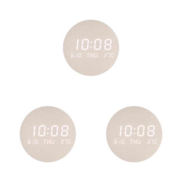 Cateissary Reloj de pared elegante para un cronometraje preciso en cualquier habitación Construcción duradera Reloj de pared digital fácil de Type1 NO1