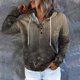 thumbnail image 1 of Puntoco Mujer Moda Impreso Blusa Manga Larga Tops Sudadera Bolsillos Con Capucha Puntoco Puntoco-1, 1 of 5