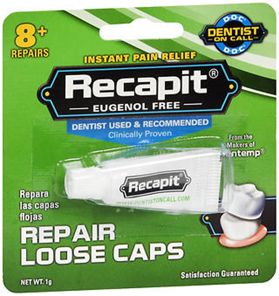 Recapit Loose Cap Dental Repair 8 Repairs