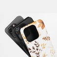 thumbnail image 4 of Floral Pattern For All iPhone Series Tough Phone Case Watercolor Orange, 4 of 7