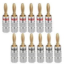 WGGE wg-009 banana plugs audio jack connectors, 12 Pack