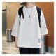 thumbnail image 4 of Camiseta informal para hombre, camiseta para hombre 3/4, camiseta de cuello redondo para hombre, camiseta de manga corta para hombre, diseño fácil de usar, 4 of 9