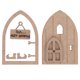 thumbnail image 1 of 2 unids Mini Puerta de hada de madera delicada Mini Garden Door Door Door Door Fotografías HOMEMAXS 13731315-MX, 1 of 6
