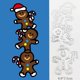 thumbnail image 2 of Troqueles de corte de metal con forma de sombrero navideño de Cookie Man para álbumes de recortes, manualidades, decoración de papel, plantillas, tarjetas de regalo, 2 of 4