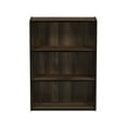 thumbnail image 5 of Furinno 22.7"W x 9.7"D x 31.5"H 3-Shelf Open Freestanding Shelves, Columbia Walnut, 5 of 5