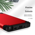 thumbnail image 6 of JTCASES for Samsung Galaxy Note 20 Case, Drop Resistant Corners, Wireless Charging, Heavy Duty Shockproof Hybrid Hard PC Bumper, Camera Protection, Skin-feel Anti-scratch Tough Cover,  Red, 6 of 9