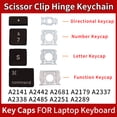 thumbnail image 2 of Individual Number/Letter/Symbol/direction KeyCap hinges for MacBook Pro A2141 A2179 A2337 A2338 A2289 keycap Hinge bracket holde number Keycap Hinge, 2 of 5