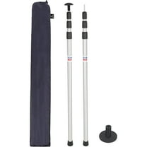 REDCAMP Adjustable Aluminum Camping Tarp Poles Set of 2, 35.4-90.5in Lightweight Tent Poles for Shelter Awning Canopy