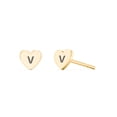 thumbnail image 1 of Initial Stud Earrings, 1 of 2