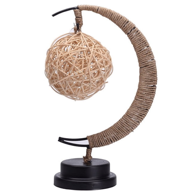 Vaidha LED Home Decoration Small Ornament Lamp USB Woven Shape Lamp Bedside Night