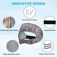 thumbnail image 2 of VR Mask Cover, Eye Face Cover Breathable Sweat Band for Meta/Oculus Quest 3 Quest2, Vision Pro Headset, Quest Pro, PSVR2 and Virtual Reality Game-Black, 2 of 7