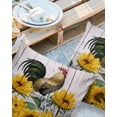 thumbnail image 3 of Outdoor Throw Pillow Cover Rustic Farm Rooster Animals Sunflowers Waterproof Cushion Covers 2 Pack Vintage Wooden Planks Pillow Cases Home Decoration for Patio Garden Couch Sofa, 3 of 7