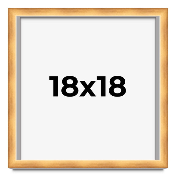 18x18 Shadow Box Bronze Cross-Brushed Display Frame | 1.625 Inches Deep Solid Wood | UV Resistant