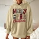 thumbnail image 2 of Sudaderas Con Capucha de Navidad Para Mujer, Suéter Informal Con Bolsillo de Manga Larga Estampado A La Moda, Blusa Odeerbi  ODB203158, 2 of 6