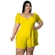 thumbnail image 3 of Mono de mujer Wmstar de talla grande, verano 2022, trajes de una pieza, mangas cortas, monos elásticos para vacaciones, venta al por mayor, envío directo, 3 of 5