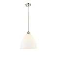 thumbnail image 3 of 516-1P-PN-GBD-121-Innovations Lighting-Bristol Glass - 1 Light Mini Pendant In Industrial Style-14.75 Inches Tall and 12 Inches Wide-Polished Nickel, 3 of 5